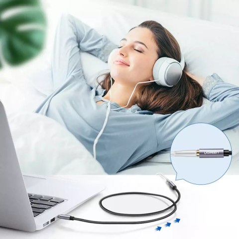 UGreen Kabel UGREEN adapter przedłużacz AUX mini jack 3,5 mm 2m niebieski (AV118) UGreen Kabel UGREEN adapter przedłużacz AUX mini jack 3,5 mm 2m niebieski (AV118)