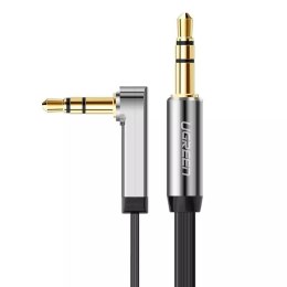 UGreen Kabel UGREEN płaski kątow przewód audio AUX 3,5 mm mini jack 0,5 m czarny (AV119 10596)