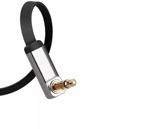 UGreen Kabel UGREEN płaski kątow przewód audio AUX 3,5 mm mini jack 0,5 m czarny (AV119 10596) UGreen Kabel UGREEN płaski kątow przewód audio AUX 3,5 mm mini jack 0,5 m czarny (AV119 10596)