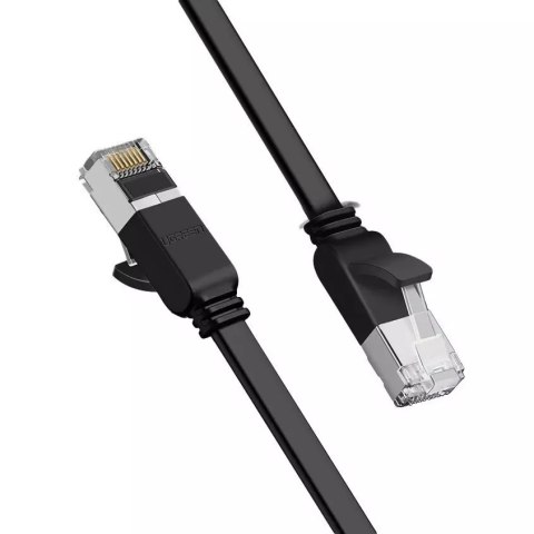 UGreen Kabel UGREEN płaski przewód internetowy sieciowy Ethernet patchcord RJ45 Cat 6 UTP 1000 Mbps 5 m czarny (NW101 50187) UGreen Kabel UGREEN płaski przewód internetowy sieciowy Ethernet patchcord RJ45 Cat 6 UTP 1000 Mbps 5 m czarny (NW101 50187)