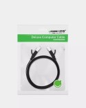 UGreen Kabel UGREEN płaski przewód internetowy sieciowy Ethernet patchcord RJ45 Cat 6 UTP 1000 Mbps 5 m czarny (NW101 50187)