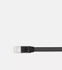 UGreen Kabel UGREEN płaski przewód internetowy sieciowy Ethernet patchcord RJ45 Cat 6 UTP 1000 Mbps 5 m czarny (NW101 50187)
