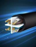 UGreen Kabel UGREEN przewód internetowy sieciowy Ethernet patchcord RJ45 Cat 6 UTP 1000Mbps 20m czarny (20166)