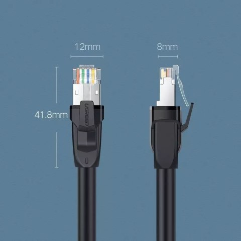 UGreen Kabel UGREEN przewód internetowy sieciowy Ethernet patchcord RJ45 Cat 8 T568B 2m czarny (70329) UGreen Kabel UGREEN przewód internetowy sieciowy Ethernet patchcord RJ45 Cat 8 T568B 2m czarny (70329)