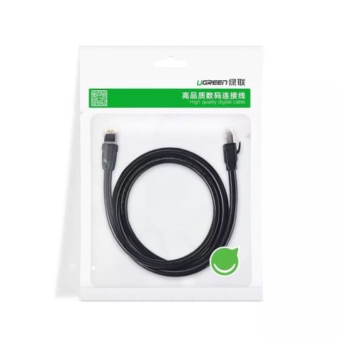 UGreen Kabel UGREEN przewód internetowy sieciowy Ethernet patchcord RJ45 Cat 8 T568B 2m czarny (70329) UGreen Kabel UGREEN przewód internetowy sieciowy Ethernet patchcord RJ45 Cat 8 T568B 2m czarny (70329)