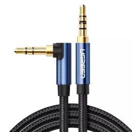 UGreen Kątowy kabel UGREEN AUX 2 x mini jack 3,5 mm 1,5m niebieski (AV112)
