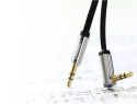 UGreen Płaski kabel UGREEN przewód audio AUX 3,5 mm mini jack 2m srebrny (10599)