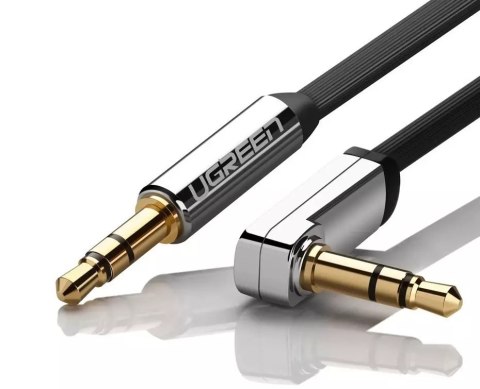 UGreen Płaski kabel UGREEN przewód audio AUX 3,5 mm mini jack 5m srebrny (10729) UGreen Płaski kabel UGREEN przewód audio AUX 3,5 mm mini jack 5m srebrny (10729)