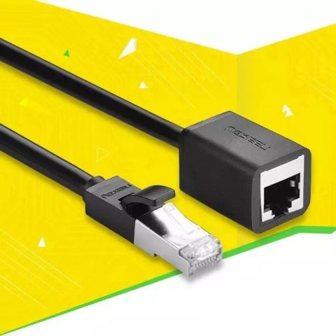 UGreen Przedłużacz UGREEN kabel internetowy Ethernet RJ45 Cat 6 FTP 1000 Mbps 2 m czarny (NW112 11281) UGreen Przedłużacz UGREEN kabel internetowy Ethernet RJ45 Cat 6 FTP 1000 Mbps 2 m czarny (NW112 11281)
