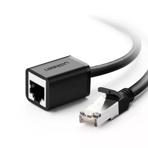 UGreen Przedłużacz UGREEN kabel internetowy Ethernet RJ45 Cat 6 FTP 1000 Mbps 3 m czarny (NW112 11282) UGreen Przedłużacz UGREEN kabel internetowy Ethernet RJ45 Cat 6 FTP 1000 Mbps 3 m czarny (NW112 11282)