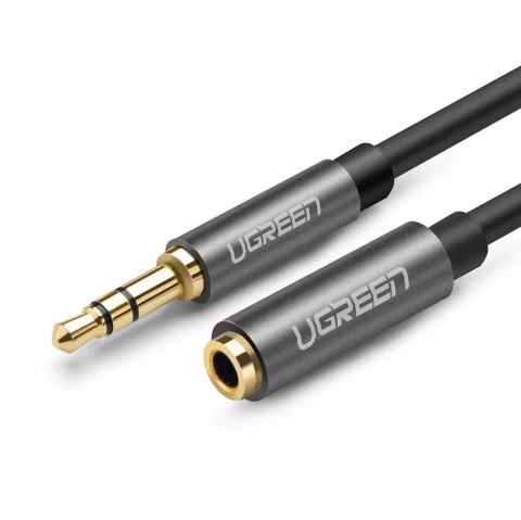 UGreen Przewód UGREEN kabel przedłużacz AUX 3,5 mm mini jack 1m srebrny (10592) UGreen Przewód UGREEN kabel przedłużacz AUX 3,5 mm mini jack 1m srebrny (10592)