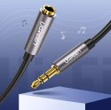 UGreen Przewód UGREEN kabel przedłużacz AUX 3,5 mm mini jack 1m srebrny (10592)