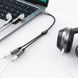UGreen Przewód UGREEN kabel przedłużacz AUX 3,5mm mini jack 0,2m czarny (AV191 50253)