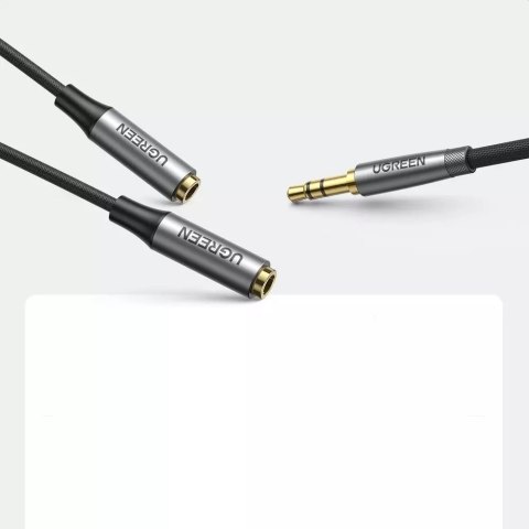 UGreen Przewód UGREEN kabel przedłużacz AUX 3,5mm mini jack 0,2m czarny (AV191 50253) UGreen Przewód UGREEN kabel przedłużacz AUX 3,5mm mini jack 0,2m czarny (AV191 50253)