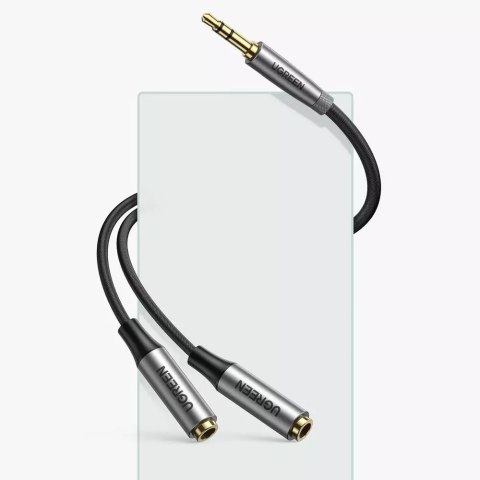 UGreen Przewód UGREEN kabel przedłużacz AUX 3,5mm mini jack 0,2m czarny (AV191 50253) UGreen Przewód UGREEN kabel przedłużacz AUX 3,5mm mini jack 0,2m czarny (AV191 50253)