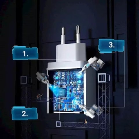 UGreen Szybka ładowarka sieciowa UGREEN Quick Charge 3.0 18W 3A USB biały (10133) UGreen Szybka ładowarka sieciowa UGREEN Quick Charge 3.0 18W 3A USB biały (10133)