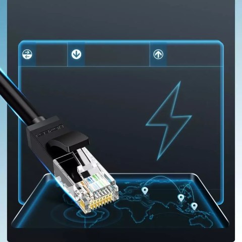 UGreen Ugreen kabel przewód internetowy sieciowy Ethernet patchcord RJ45 Cat 6 UTP 1000Mbps 10m czarny (20164) UGreen Ugreen kabel przewód internetowy sieciowy Ethernet patchcord RJ45 Cat 6 UTP 1000Mbps 10m czarny (20164)