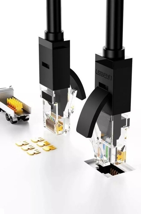 UGreen Ugreen kabel przewód internetowy sieciowy Ethernet patchcord RJ45 Cat 6 UTP 1000Mbps 10m czarny (20164) UGreen Ugreen kabel przewód internetowy sieciowy Ethernet patchcord RJ45 Cat 6 UTP 1000Mbps 10m czarny (20164)