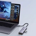 UGreen Wielofunkcyjny HUB UGREEN 7w1 USB Typ C - 2x USB 3.2 Gen 1 / HDMI 4K 60Hz / czytnik kart SD i TF / USB Typ C PD 100W / RJ45 100