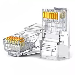UGreen Wtyczka UGREEN złączka końcówka RJ45 8P8C Cat 6 przezroczysty (50961)