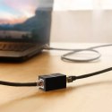 UGreen Złączka sieciowa UGREEN łącznik kabli sieciowych Ethernet RJ45 10 Gbps czarny (NW114 20390)