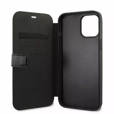 BMW Etui BMW BMFLBKP12SMCARBK do iPhone 12 mini 5,4" book M Collection PU Carbon Stripe czarny/black BMW Etui BMW BMFLBKP12SMCARBK do iPhone 12 mini 5,4" book M Collection PU Carbon Stripe czarny/black
