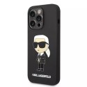 Karl Lagerfeld Etui Karl Lagerfeld KLHMP14XSNIKBCK do iPhone 14 Pro Max 6,7" hardcase Silicone Ikonik Magsafe czarny/black
