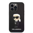 Karl Lagerfeld Etui Karl Lagerfeld KLHMP14XSNIKBCK do iPhone 14 Pro Max 6,7" hardcase Silicone Ikonik Magsafe czarny/black