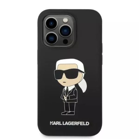 Karl Lagerfeld Etui Karl Lagerfeld KLHMP14XSNIKBCK do iPhone 14 Pro Max 6,7" hardcase Silicone Ikonik Magsafe czarny/black Karl Lagerfeld Etui Karl Lagerfeld KLHMP14XSNIKBCK do iPhone 14 Pro Max 6,7" hardcase Silicone Ikonik Magsafe czarny/black