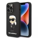 Karl Lagerfeld Etui Karl Lagerfeld KLHMP14XSNIKBCK do iPhone 14 Pro Max 6,7" hardcase Silicone Ikonik Magsafe czarny/black