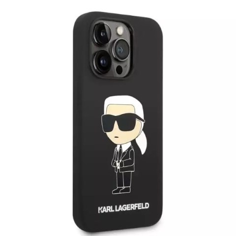Karl Lagerfeld Etui Karl Lagerfeld KLHMP14XSNIKBCK do iPhone 14 Pro Max 6,7" hardcase Silicone Ikonik Magsafe czarny/black Karl Lagerfeld Etui Karl Lagerfeld KLHMP14XSNIKBCK do iPhone 14 Pro Max 6,7" hardcase Silicone Ikonik Magsafe czarny/black