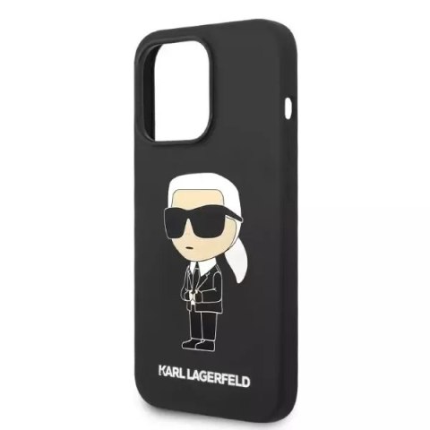 Karl Lagerfeld Etui Karl Lagerfeld KLHMP14XSNIKBCK do iPhone 14 Pro Max 6,7" hardcase Silicone Ikonik Magsafe czarny/black Karl Lagerfeld Etui Karl Lagerfeld KLHMP14XSNIKBCK do iPhone 14 Pro Max 6,7" hardcase Silicone Ikonik Magsafe czarny/black