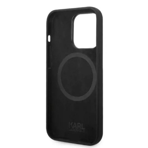 Karl Lagerfeld Etui Karl Lagerfeld KLHMP14XSNIKBCK do iPhone 14 Pro Max 6,7" hardcase Silicone Ikonik Magsafe czarny/black Karl Lagerfeld Etui Karl Lagerfeld KLHMP14XSNIKBCK do iPhone 14 Pro Max 6,7" hardcase Silicone Ikonik Magsafe czarny/black