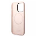 Karl Lagerfeld Etui Karl Lagerfeld KLHMP14XSSKCI do iPhone 14 Pro Max 6,7" hardcaseSilicone Karl & Choupette Magsafe jasnoróżowy/light pink