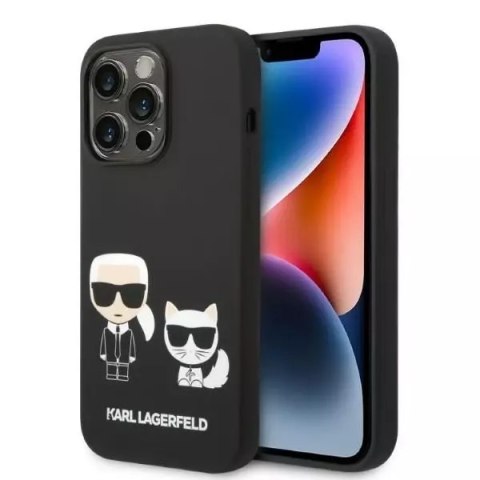 Karl Lagerfeld Etui Karl Lagerfeld KLHMP14XSSKCK do iPhone 14 Pro Max 6,7" hardcaseLiquid Silicone Karl & Choupette Magsafe czarny/black Karl Lagerfeld Etui Karl Lagerfeld KLHMP14XSSKCK do iPhone 14 Pro Max 6,7" hardcaseLiquid Silicone Karl & Choupette Magsafe czarny/black