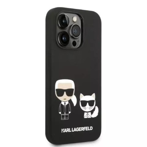 Karl Lagerfeld Etui Karl Lagerfeld KLHMP14XSSKCK do iPhone 14 Pro Max 6,7" hardcaseLiquid Silicone Karl & Choupette Magsafe czarny/black Karl Lagerfeld Etui Karl Lagerfeld KLHMP14XSSKCK do iPhone 14 Pro Max 6,7" hardcaseLiquid Silicone Karl & Choupette Magsafe czarny/black