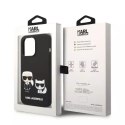 Karl Lagerfeld Etui Karl Lagerfeld KLHMP14XSSKCK do iPhone 14 Pro Max 6,7" hardcaseLiquid Silicone Karl & Choupette Magsafe czarny/black
