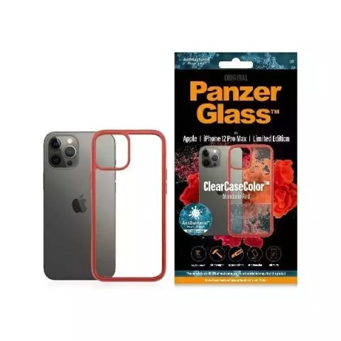 PanzerGlass Etui PanzerGlass ClearCase do iPhone 12 Pro Max Mandarin Red AB PanzerGlass Etui PanzerGlass ClearCase do iPhone 12 Pro Max Mandarin Red AB