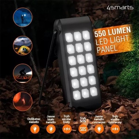ProducentTymczasowy 4smarts Powerbank Solarny TitanPack Flex 10000mAh black/orange 456301 ProducentTymczasowy 4smarts Powerbank Solarny TitanPack Flex 10000mAh black/orange 456301