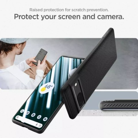 Spigen Etui na telefon Spigen Liquid Air do Google Pixel 7 Matte Black Spigen Etui na telefon Spigen Liquid Air do Google Pixel 7 Matte Black