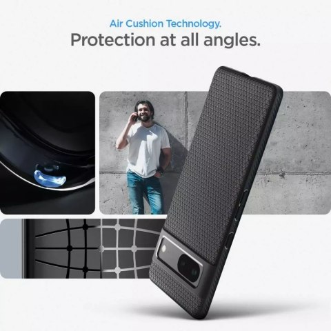 Spigen Etui na telefon Spigen Liquid Air do Google Pixel 7 Matte Black Spigen Etui na telefon Spigen Liquid Air do Google Pixel 7 Matte Black