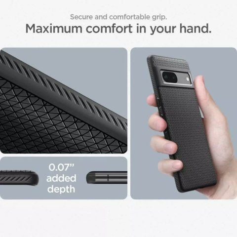 Spigen Etui na telefon Spigen Liquid Air do Google Pixel 7 Matte Black Spigen Etui na telefon Spigen Liquid Air do Google Pixel 7 Matte Black