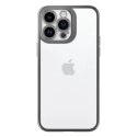 Spigen Etui na telefon Spigen Optik Crystal do Apple iPhone 14 Pro Chrome Grey