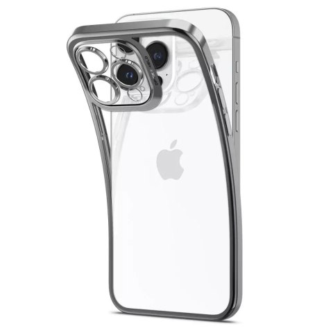 Spigen Etui na telefon Spigen Optik Crystal do Apple iPhone 14 Pro Chrome Grey Spigen Etui na telefon Spigen Optik Crystal do Apple iPhone 14 Pro Chrome Grey