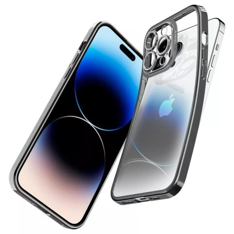 Spigen Etui na telefon Spigen Optik Crystal do Apple iPhone 14 Pro Chrome Grey Spigen Etui na telefon Spigen Optik Crystal do Apple iPhone 14 Pro Chrome Grey