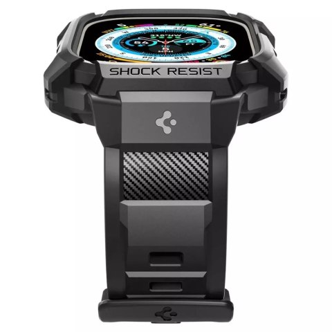 Spigen Pasek z Etui ochronnym Spigen Rigged Armor "PRO" do Apple Watch Ultra 49mm Black Spigen Pasek z Etui ochronnym Spigen Rigged Armor "PRO" do Apple Watch Ultra 49mm Black