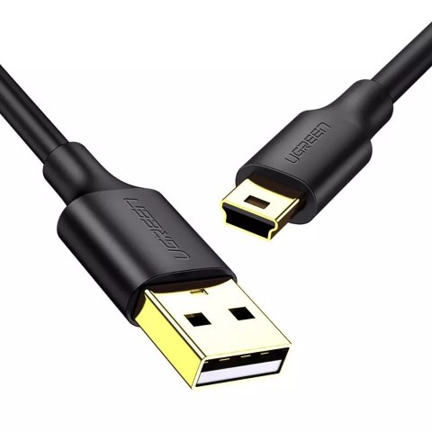 UGreen 5-pinowy pozłacany kabel UGREEN USB - mini USB 0,5m czarny (US132) UGreen 5-pinowy pozłacany kabel UGREEN USB - mini USB 0,5m czarny (US132)