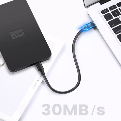 UGreen 5-pinowy pozłacany kabel UGREEN USB - mini USB 0,5m czarny (US132) UGreen 5-pinowy pozłacany kabel UGREEN USB - mini USB 0,5m czarny (US132)