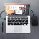 UGreen 5-pinowy pozłacany kabel UGREEN USB - mini USB 0,5m czarny (US132)