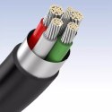UGreen 5-pinowy pozłacany kabel UGREEN USB - mini USB 0,5m czarny (US132)